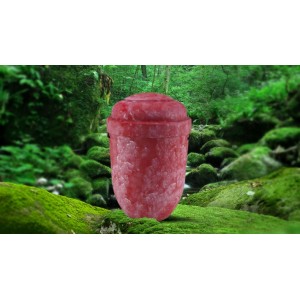 Biodegradable Cremation Ashes Funeral Urn / Casket - ACADIAN RED